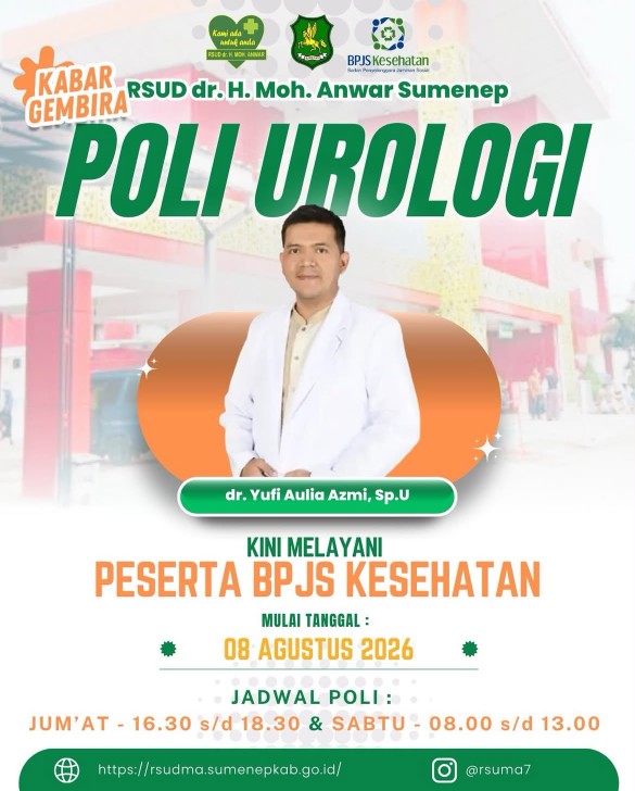 Dok. Dokter spesialis urologi, dr. Yufi Aulia Azmi, Sp.U. //SuaraFaktual