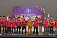 Dok. Bupati Sumenep Achmad Fauzi Wongsojudo, saat menghadiri pelantikan Pengurus Jurnalis Sumenep Independen (JSI) periode 2026–2029.//SuaraFaktual