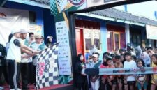 Dok. Bupati Sumenep Dr. H. Achmad Fauzi Wongsojudo, saat melepas peserta RUN IDI RUN. //SuaraFaktual