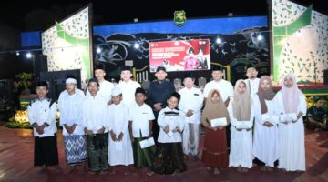 Dok. Bupati Fauzi saat menghadiri malam tasyakuran HUT ke-81 Kemerdekaan RI. //SuaraFaktual